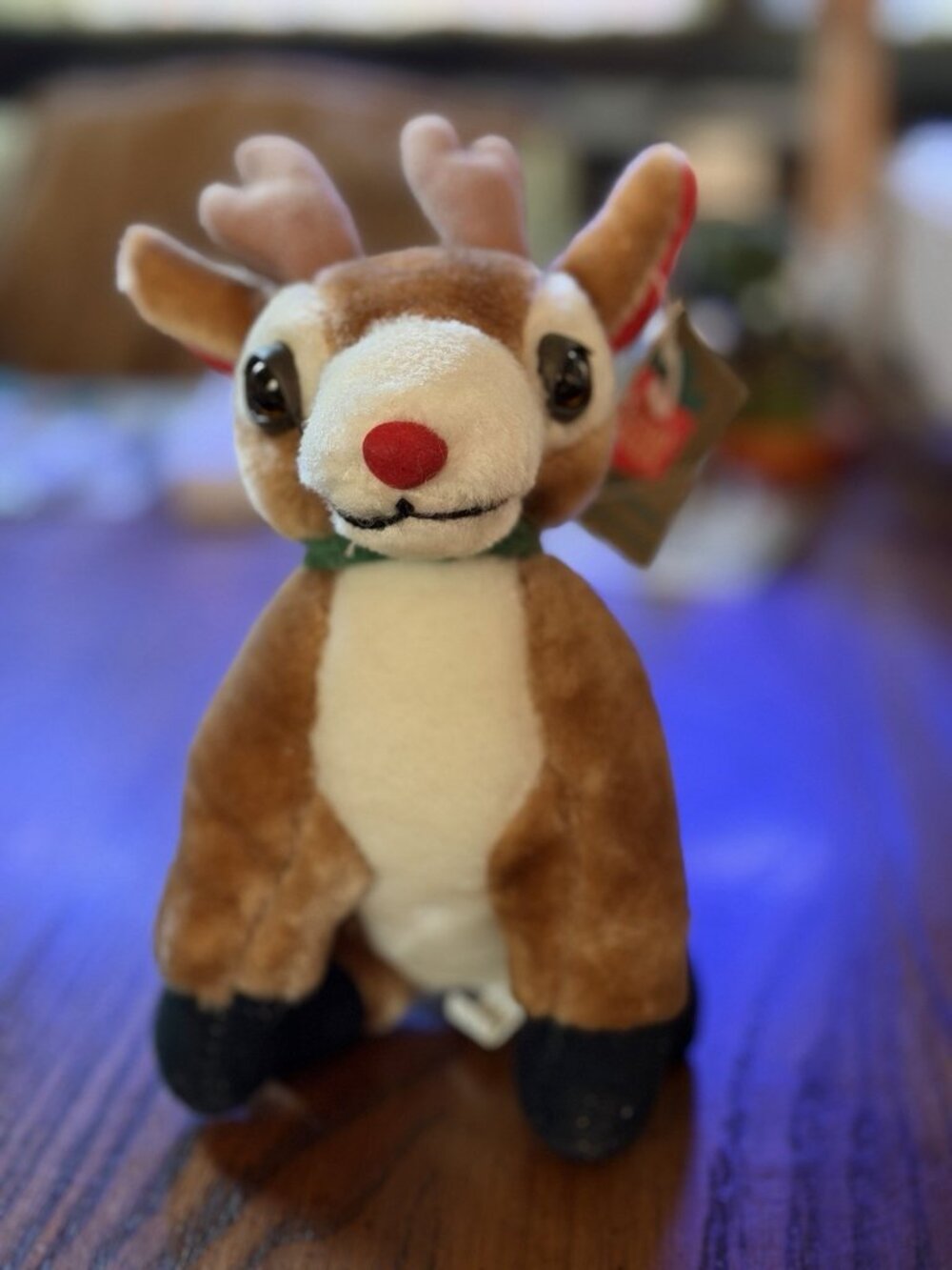 Frankford Holiday Treats Stuffed Plush Reindeer Deer With Tag